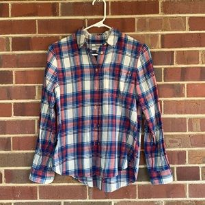 Madewell plaid button up